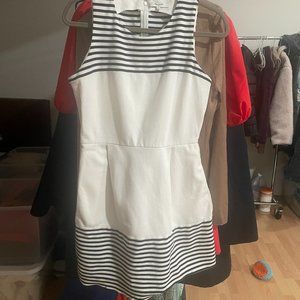 Madewell Striped Afternoon Dress (M)